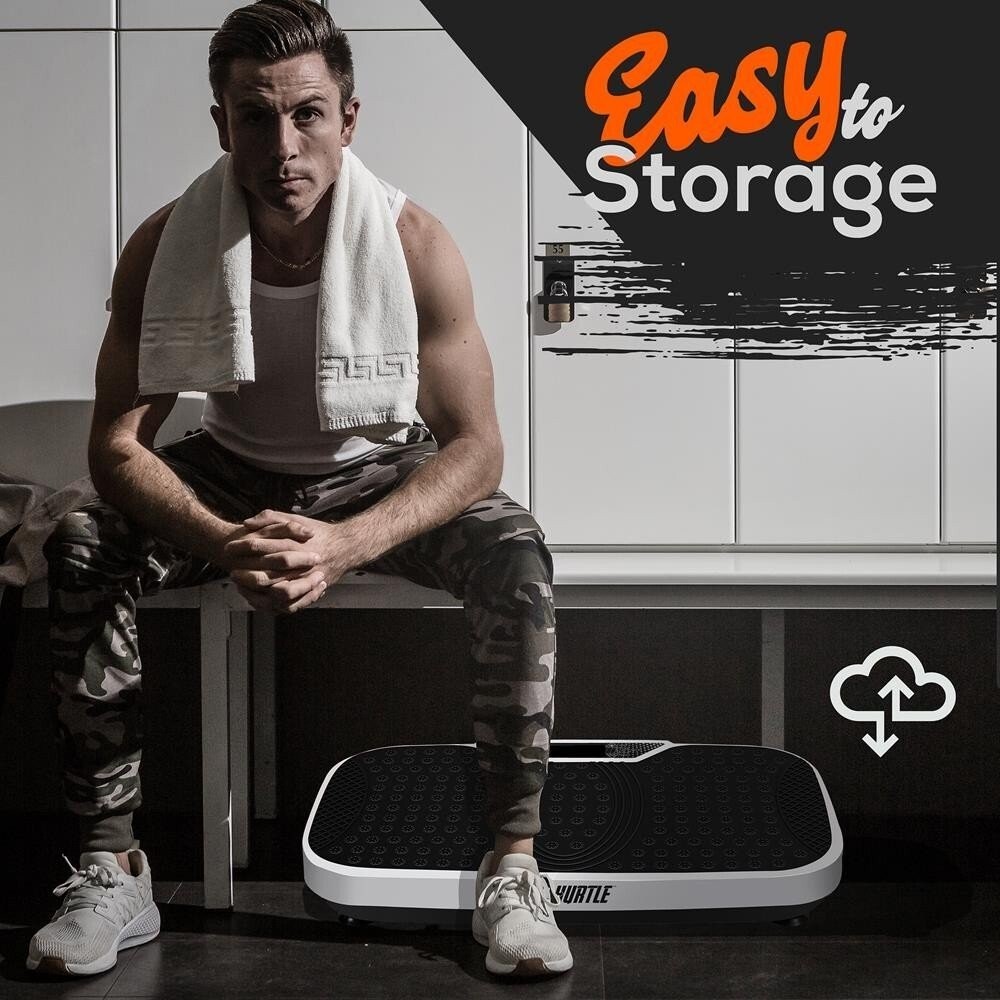 Hurtle Standing Fitness Vibration Machine -Vibrating Platform Exercise & Workout