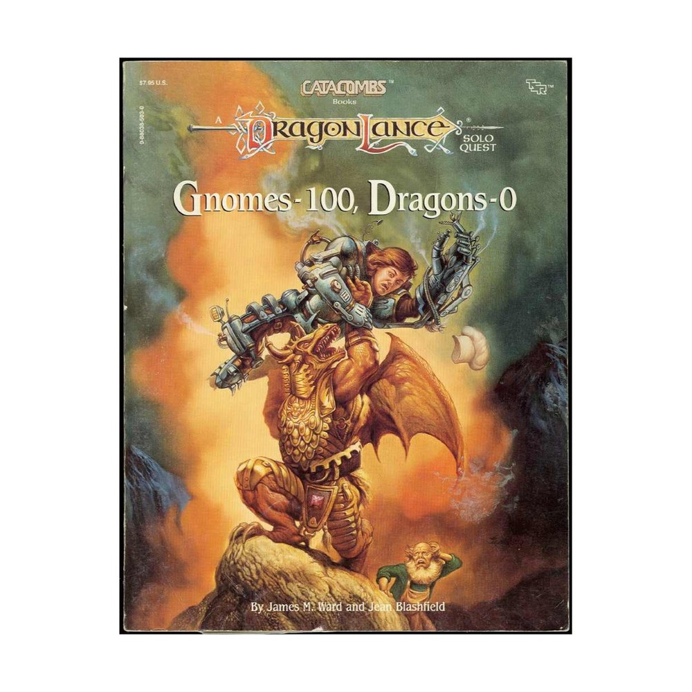 TSR Dragonlance Gnomes-100, Dragons-0 VG+