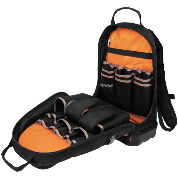 Klein Tools Tradesman Pro Tool Bag Backpack, 39 Pockets