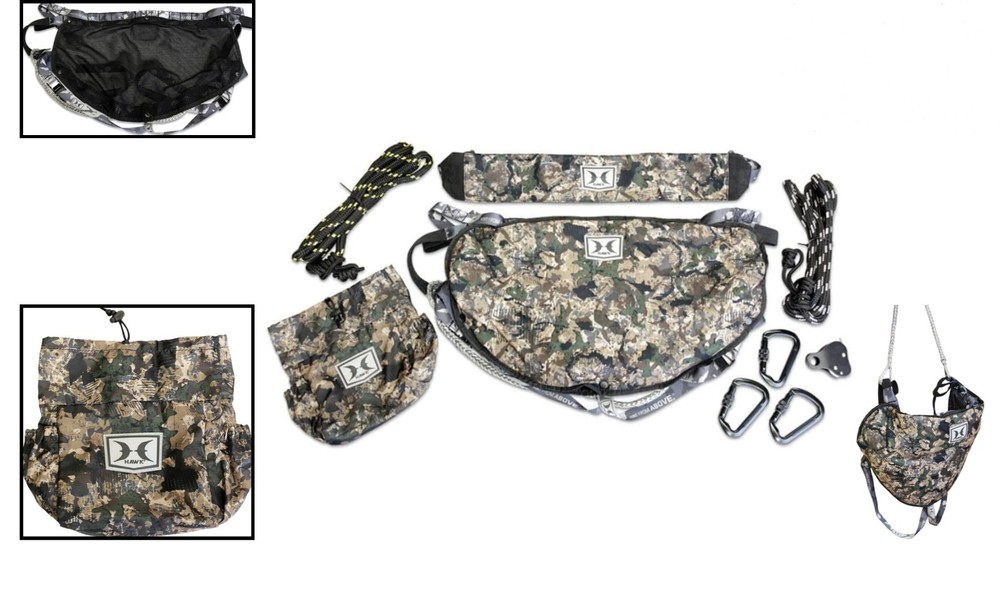 Comfortable Hawk Helium Hammock - Packable Hunting Tree Saddle with Accessories