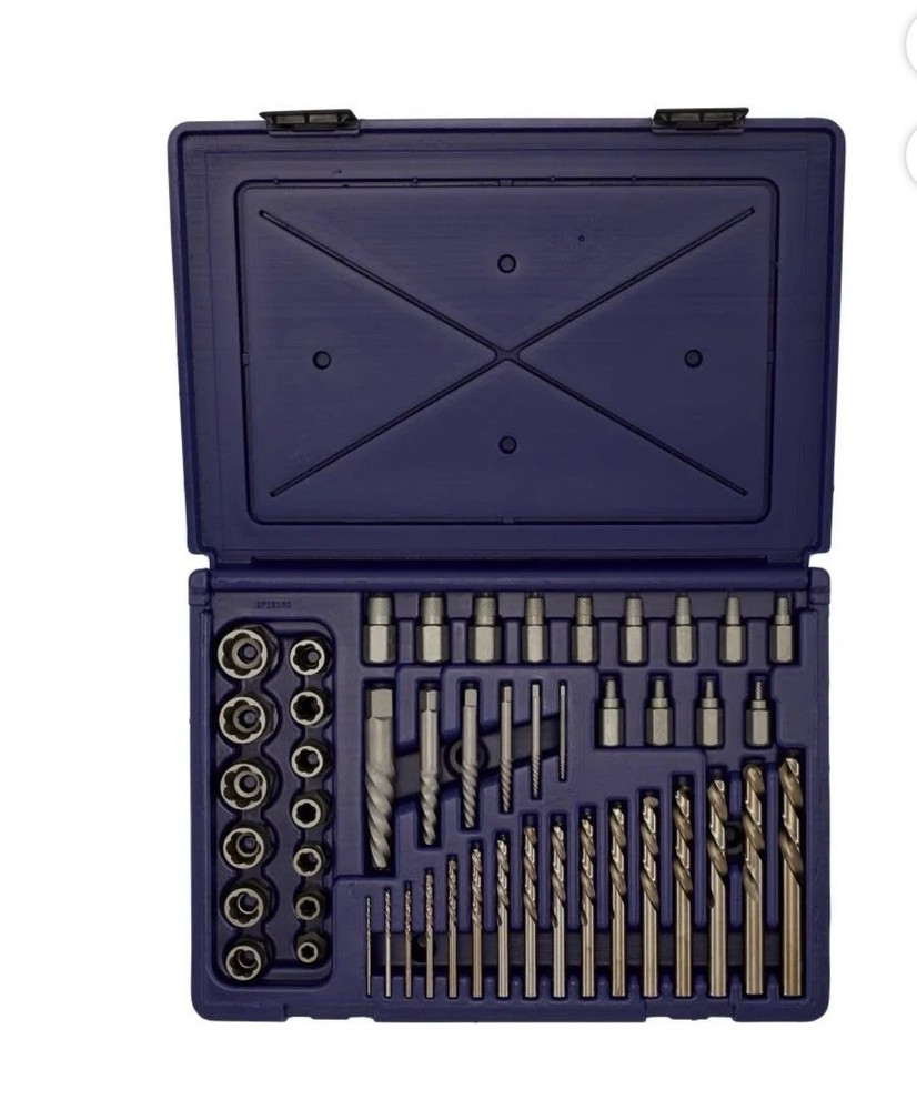 Irwin Hanson Tools USA 48pc Master Extractor And Left Hand Drill Set