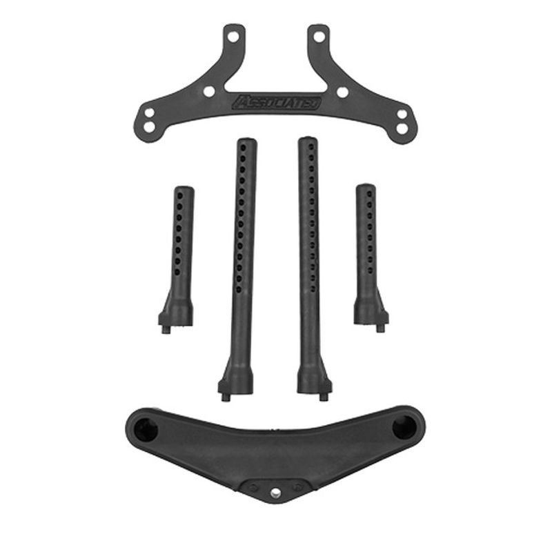 Team Associated - RC10TC8 Front Bumper and Body Post Set