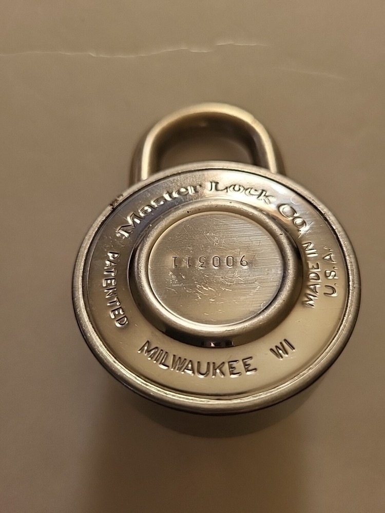 Master Combination Lock No Combination