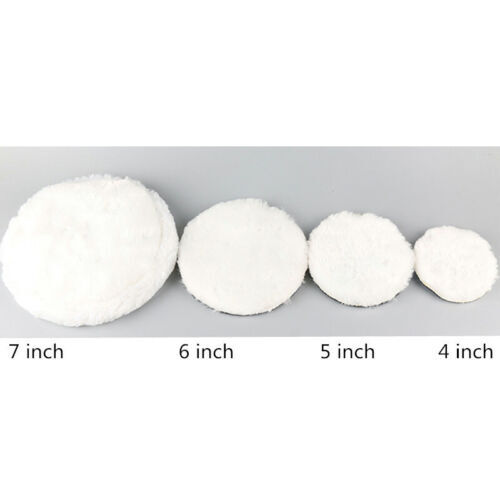 Soft Wool Felt Polishing Pad Hook & Loop Disc Wool Wheel Buffing for Car 4"- 7"