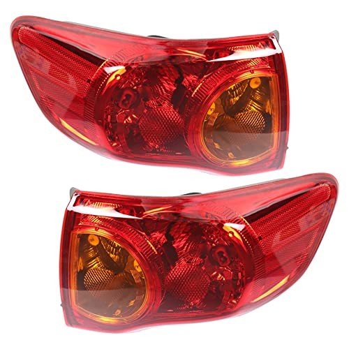 Outer Body Tail Light Assembly Replacement for Corolla OE-Style 2009-2010,