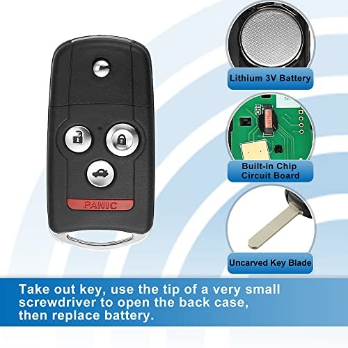 2pcs 313.8MHz N5F0602A1A Replacement Smart Proximity Keyless Entry Remote Key