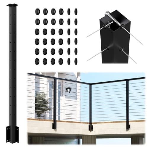 Side Mount Inner Corner Post (Post Body 47.6"), 42" 1 Corner Post-Inner-1 Pack