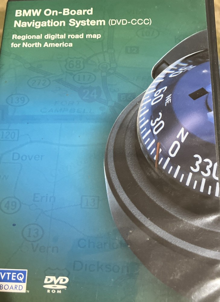 BMW ON-Board Navigation System (DVD-CCC) Regional Digital Road Map