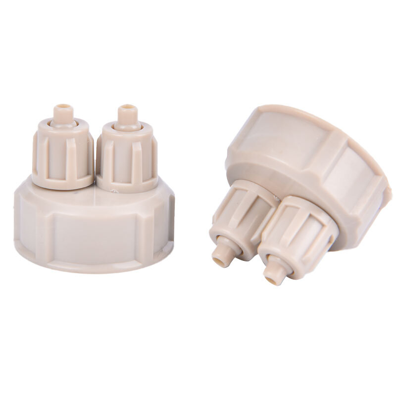 2Pcs Aquarium DIY CO2 System Kit Generator Bottle Cap Quick Screw Cap & ZP