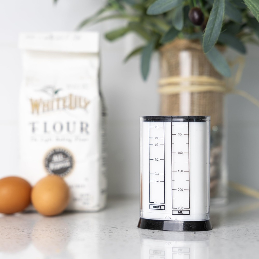 1 Cup Tri Adjust A-Cup, Easy Pour Adjustable Measuring Cup