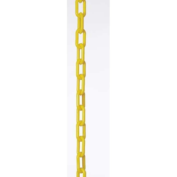 Plastic Chain, Yellow, 100 Ft Length, Gloss, 30002-100