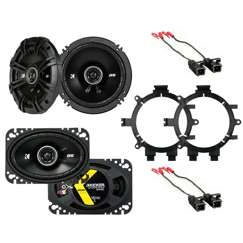 Fits GMC Sierra 1995-1998 Factory Speaker Replacement Kicker DCS5 DSC46 Package