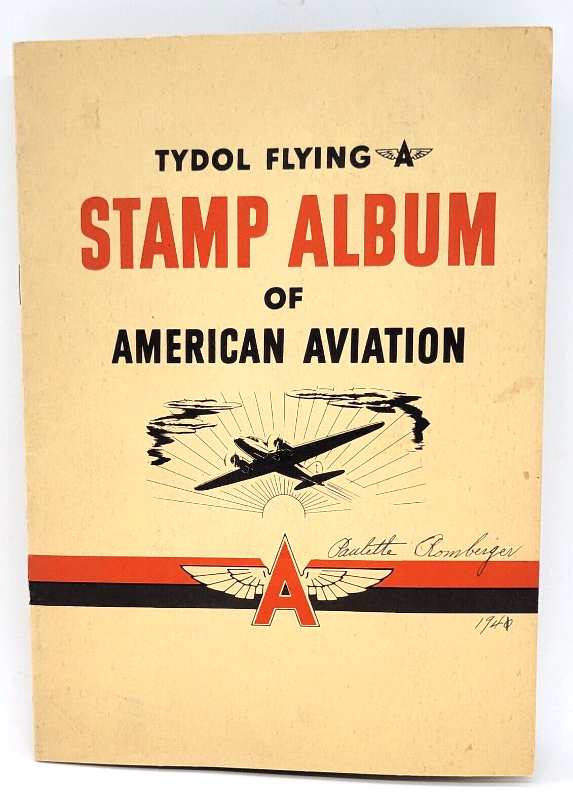 Tydol Flying Stamp Album of American Aviation - 1940 (B)