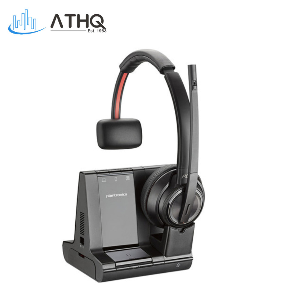 Plantronics Savi 8210 Wireless Office Stereo DECT Headset System with Bluetooth