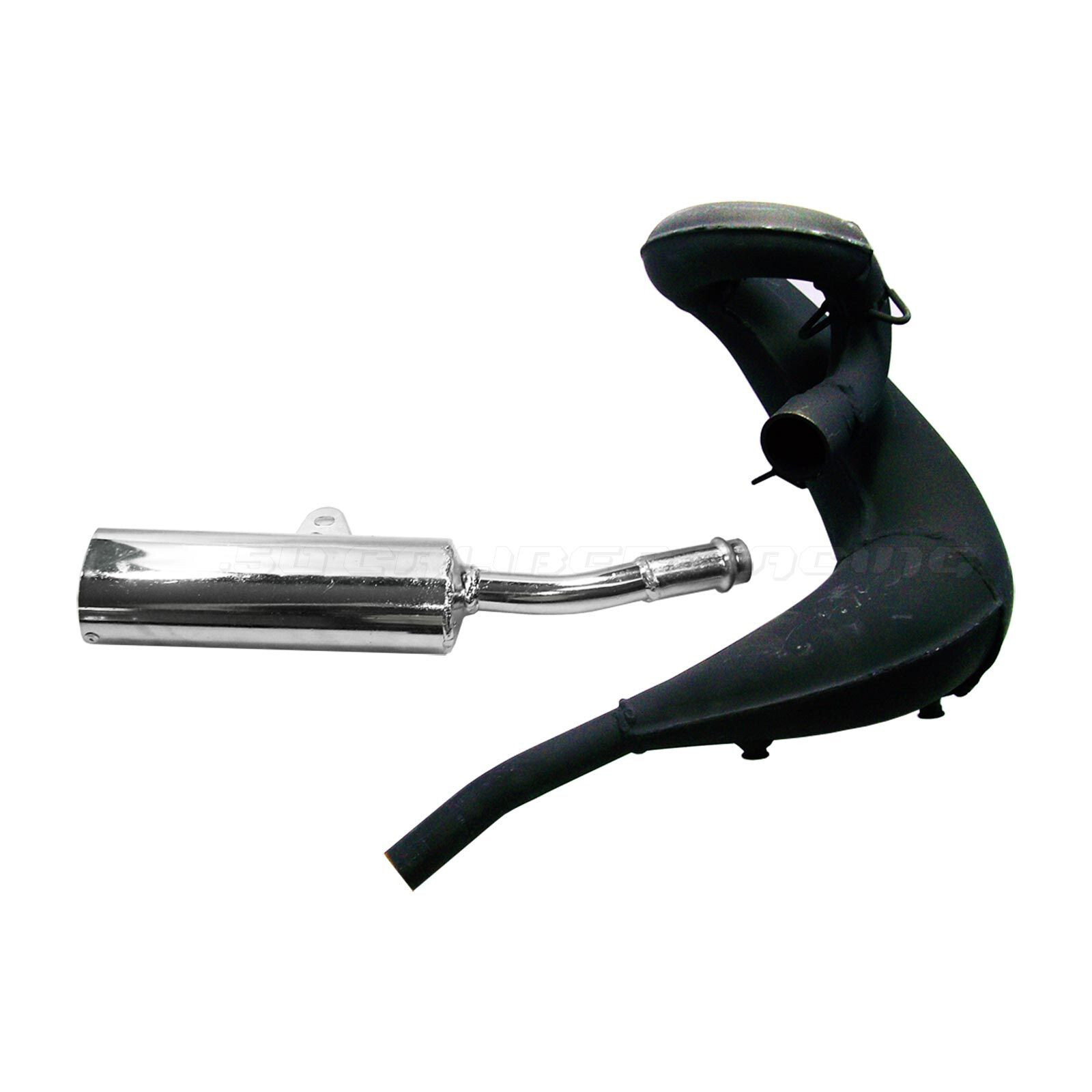 Replacement for KTM 50 SX Exhaust Pipe with Aluminum Silencer