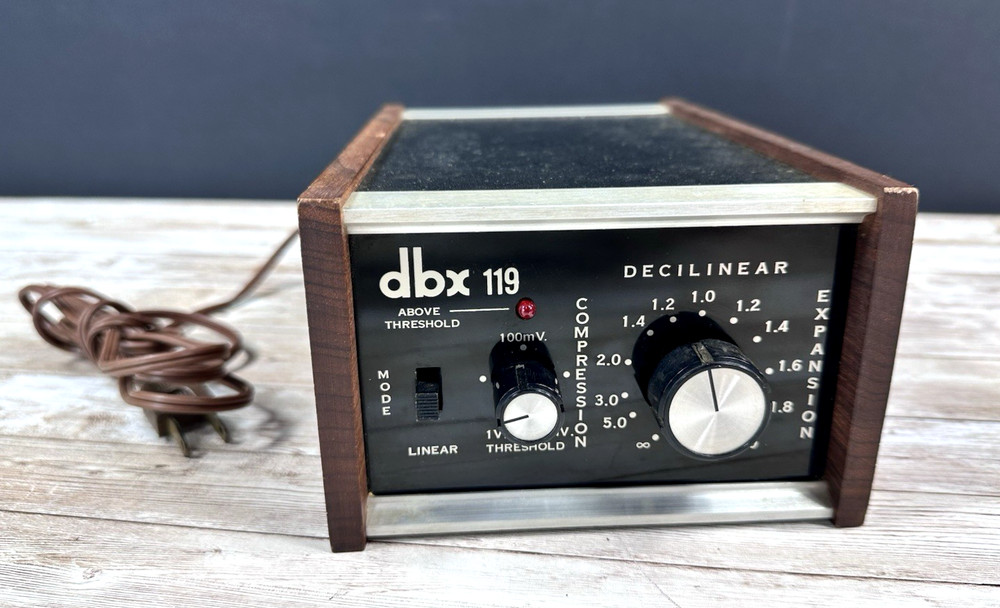 Vintage DBX 119 Decilinear Compression Expander | Classic Analog VCA | Untested