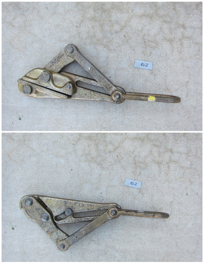 Klein Tools 1628-17 .50"-.75" 15000 Lbs Cable Grip Puller, Used-4