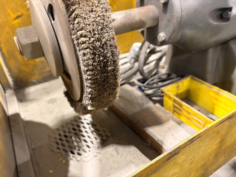 Industrial Baldor Double-End Grinder/Buffer, 480 Volts 3 Phase