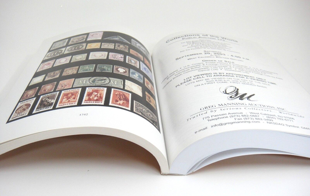 Greg Manning Stamp Auction Catalog 2003 Kamehameha Philatelic Source Cyprus