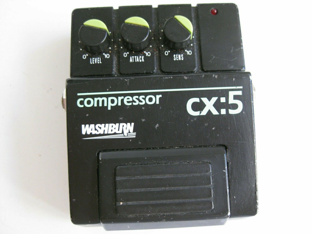 Vintage Washburn cx:7 Compressor Guitar Effect Pedal