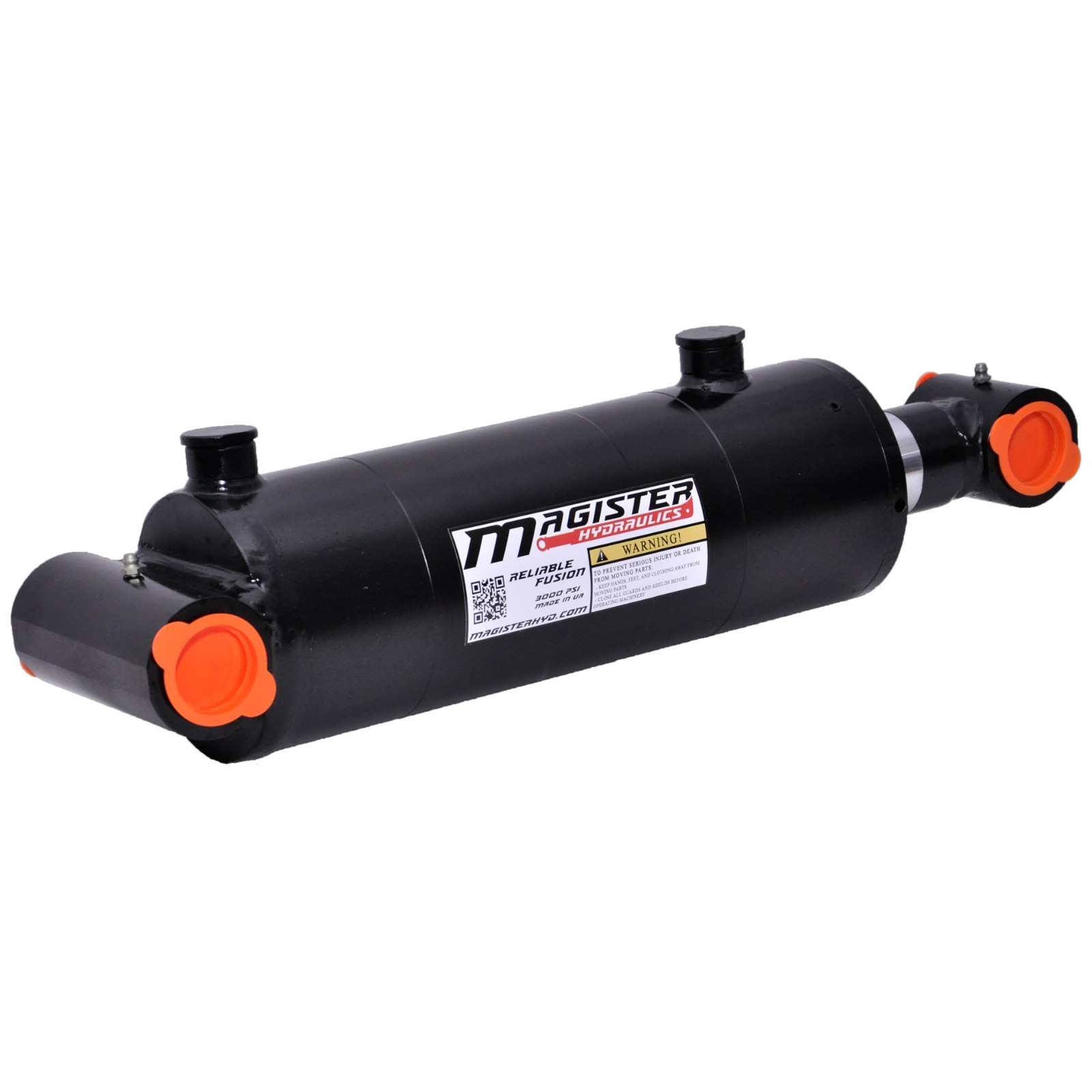 Hydraulic Cylinder Welded Double Acting 4" Bore 12" Stroke Cross Tube 4x12 NEW