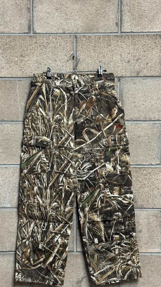 Camouflage Cargo Pants with Multiple Pockets