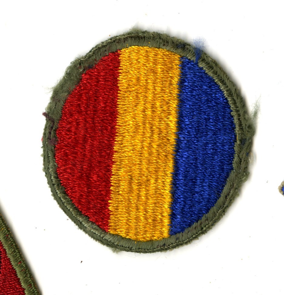 Replacement and Schools Command White Back Patch WWII Original