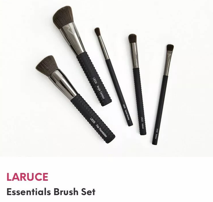 LARUCE Makeup Essentials Brush Set (5) BRAND NEW