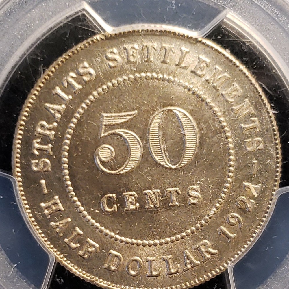 1921 Straits Settlements PCGS MS-64. (RHV-439)