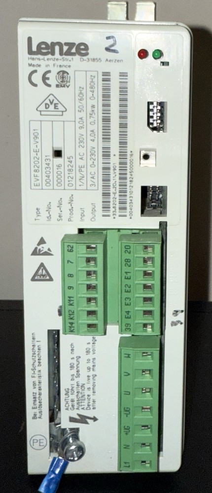 new Lenze drive EVF8202-E