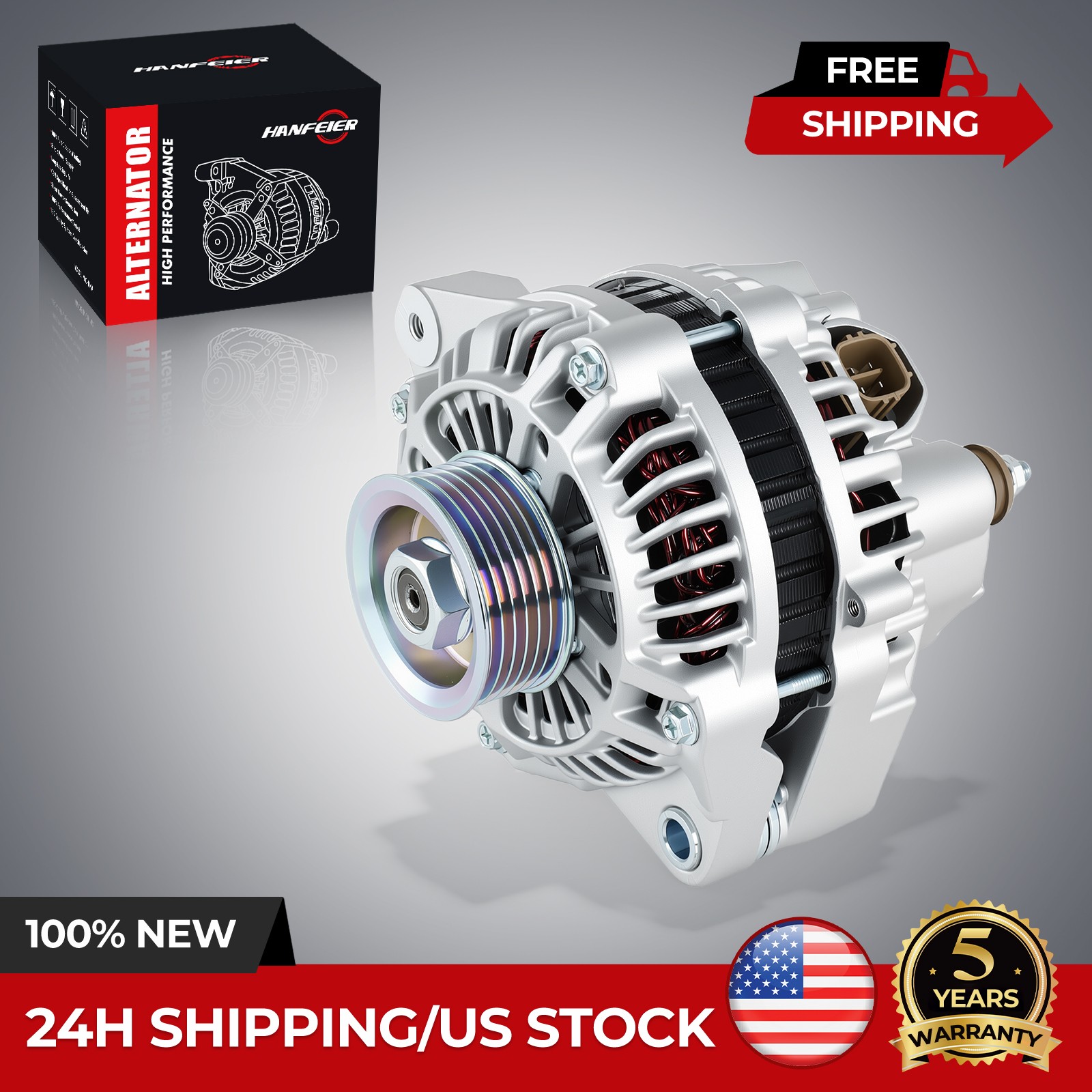 13893 Alternator For 2001 2002 2003 2004 2005 Honda Civic DX LX EX l4 1.7L