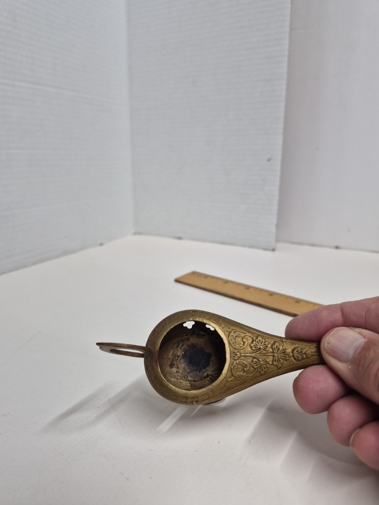 Brass Incense Burner with Handle