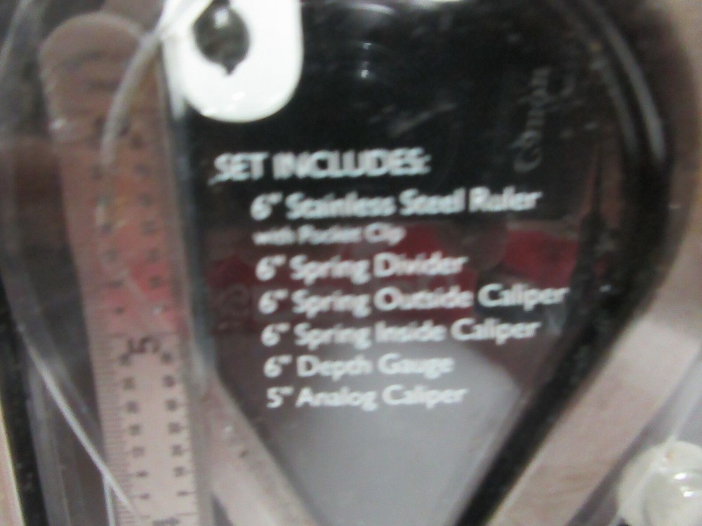 PITTSBURGH 6 PC TECHNICAL MEASURING SET HARBOR FREIGHT
