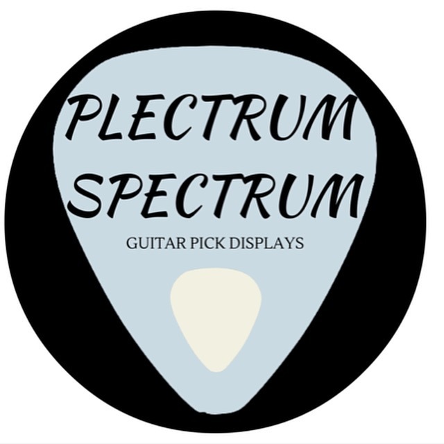 PLECTRUM SPECTRUM™ 8" x 10" Guitar Pick Display Insert- 30 CLEAR - NO FRAME