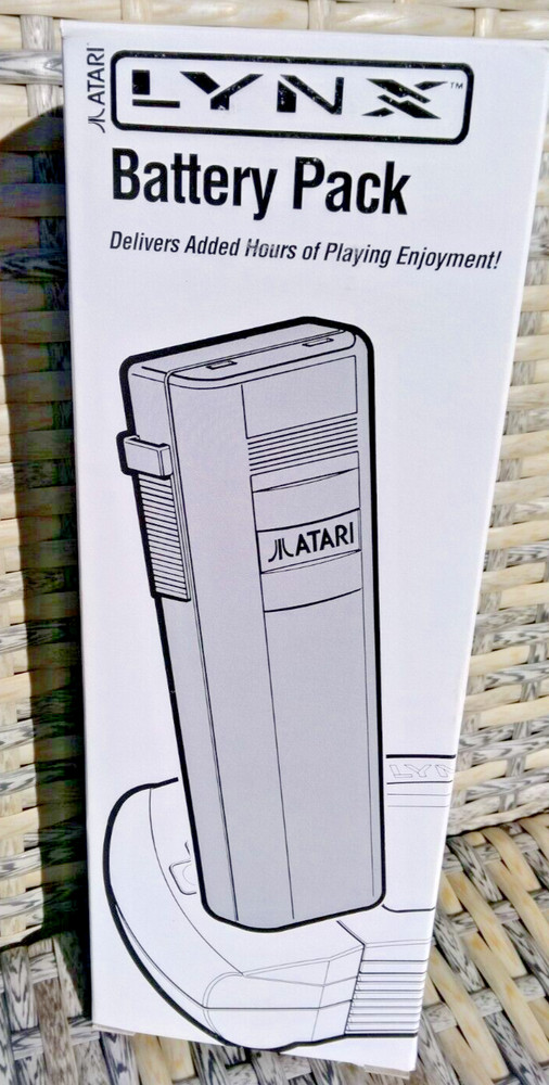 BATTERY PACK (External) Atari Lynx NEW- COMPLETE IN BOX w/ Shoulder Strap