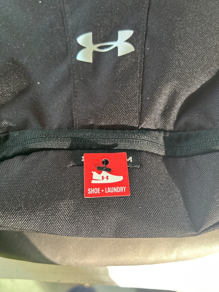 Caldwell University Basketball Under Armour backpack Hustle model