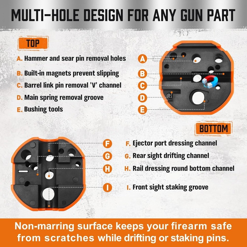 Compact Protective Work Surface for Firearm Maintenance - TPR Coating Design