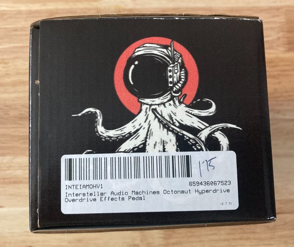 Interstellar Audio Machines Octonaut Hyperdrive Overdrive Pedal (New Open Box)