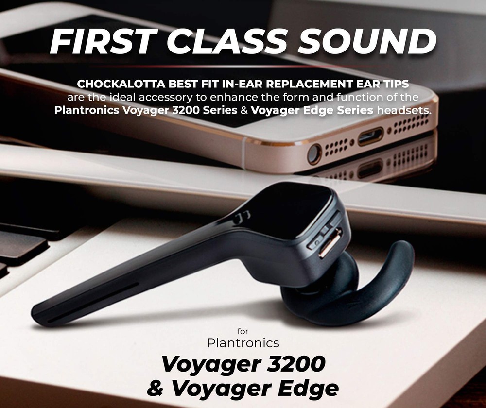 CHOCKALOTTA Eartips Upgrade Replacement Compatible RIGHT EAR, SMALL (3pcs)