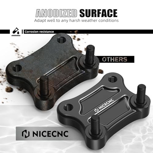 Handlebar Riser Pull Back Plate Aluminium Black Handlebar Displacement black