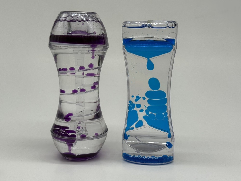 Double Color Liquid Timer Lot, GREAT condition