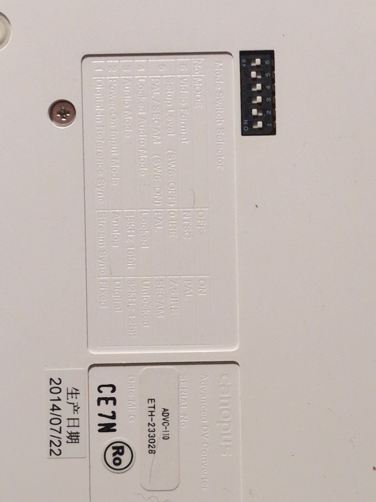 Canopus ADVC-110 Advanced Digital Video Converter EUC