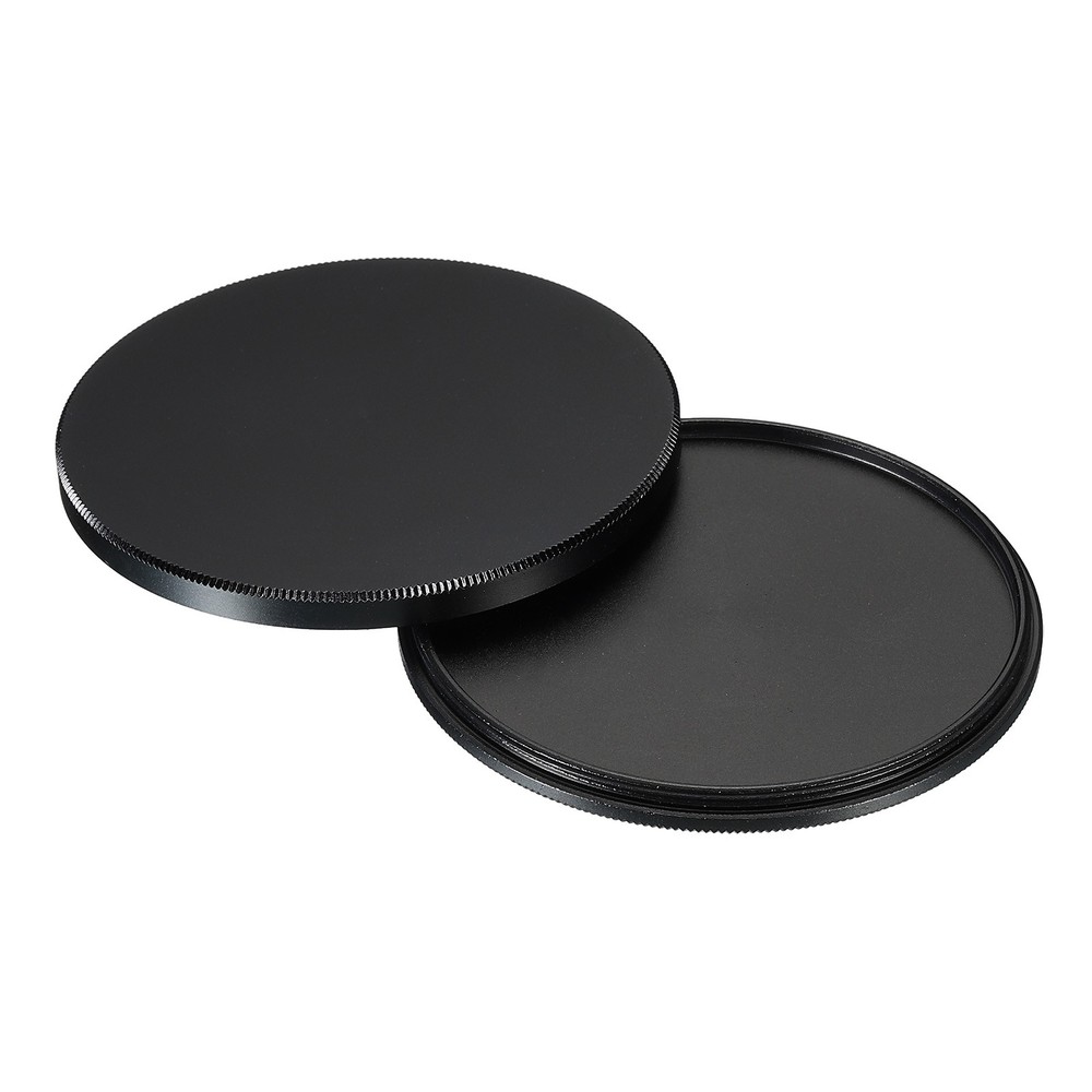67mm Lens Filter Stack Cap Aluminum Alloy Circular Filter Stacks Black