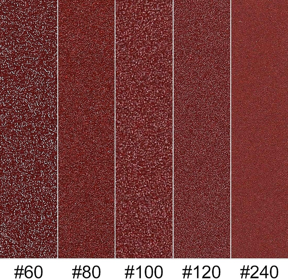 200PCS Triangle Sanding Pads for Oscillating Multi-Tool Hook Loop Sandpaper Disc