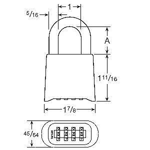 436 Padlock, Sesamee Box Pack