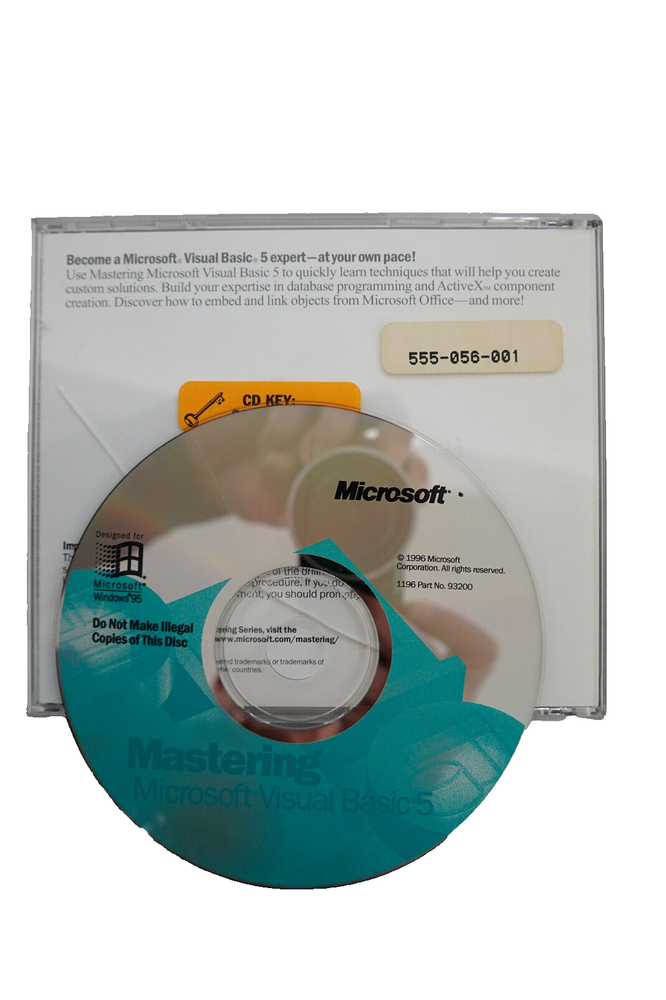 Mastering Microsoft Visual Basic 5.0 5 CD + Interactive Training CD with Key