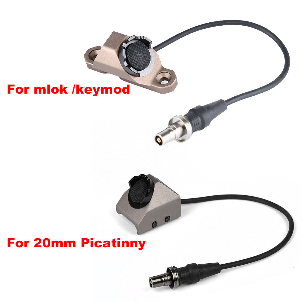 WADSN Tactical Flashlight Hot Button Tail Remote Control Switch For MLOK/KEYMOD