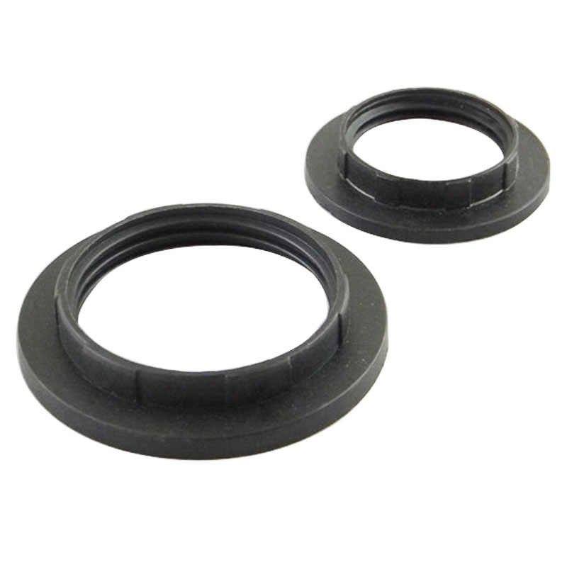 E14 / E27 Plastic Lampshade Collar Ring Adaptor Thread Lamp Holder Accessories