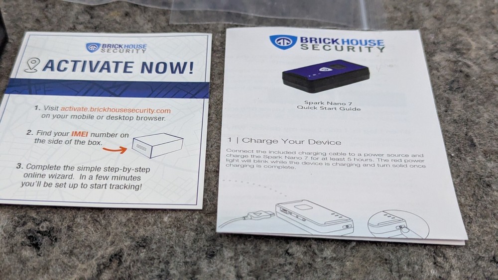 🔥New🔥 BrickHouse Security Spark Nano 7 4G Micro GPS Tracker