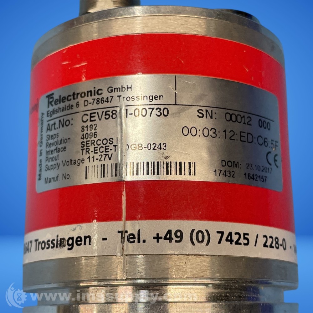 TR-Electronic CEV58M-00730 SERCOS III Rotary Encoder FNIP